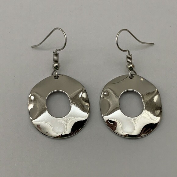 Women's Necklace Dangling Earrings Set Silver-tone NWOT - Picture 3 of 5